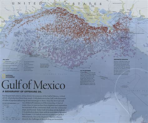 Gulf Oil Rig Map