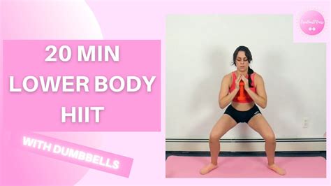 20 Minute Lower Body Hiit Workout Tone And Sculpted Legs Youtube