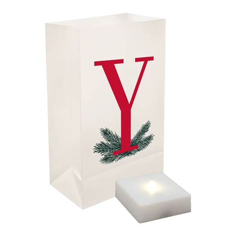 Buy Lumabase Christmas Battery Operated Led Luminaria Kit Joy Set Of 6 At Shoplc