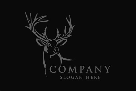 Apparel Logo Clothing Brand Deer Antlers Logo Vector Image Atelier