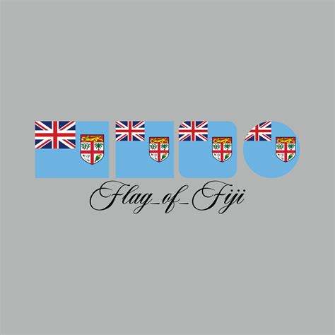 The national flag of Fiji design artwork 21854151 Vector Art at Vecteezy