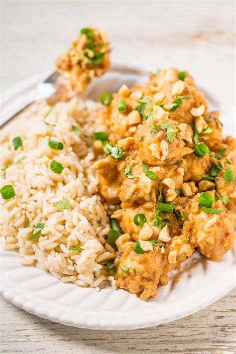 One Skillet Sesame Mango Chicken Averie Cooks