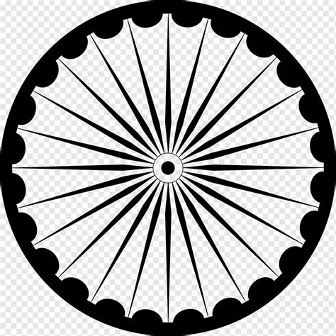 Wheel Spokes Asoka Chakra Flag India Indian National Png Pngwing