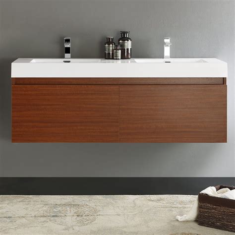 Fresca Fcb Tk I Inch Mezzo Modern Double Sink Vanity With