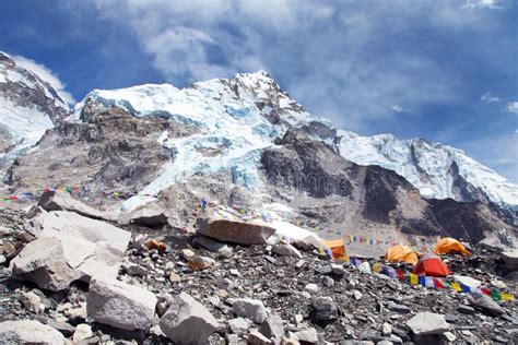 View From Everest Base Camp Stock Photo - Image of national, climbing ...