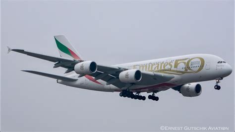 Two Emirates Airbus A380 Special Liveries Arriving At Toronto Pearson