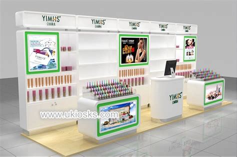 Hot Sale Wooden Cosmetic Products Display Showcasemake Up Display