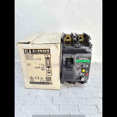 Jual Elcb Earth Leakage Circuit Breaker Fuji Electric Eg Ac Amper