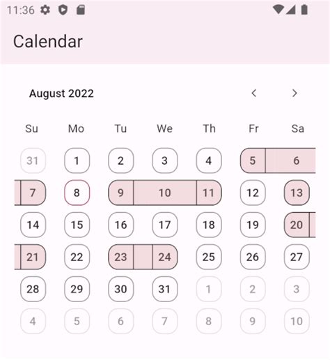 Top Flutter Calendar Horizontal Calendar Planner Timetable Packages