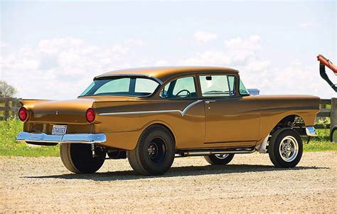 Ford Custom Ci Big Block Gasser Gold Throttlextreme