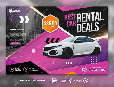 Premium Psd Car Sales Flyer Social Media Post Template