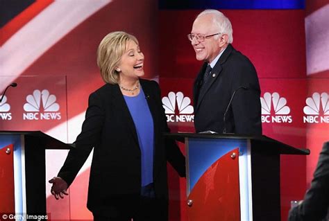 Democratic Debate Pits Clinton And Sanders In A One Up Contest On Gun