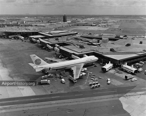 New York Kennedy Airport Aerial View Of Pan Am Worldport Ca 1973