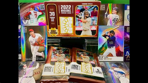 Mlb Baseball Panini Capstone Baseball Cards Blaster Box Opening