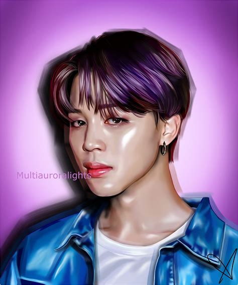 Jimin From BTS Original K-pop Fanart Print - Etsy Canada