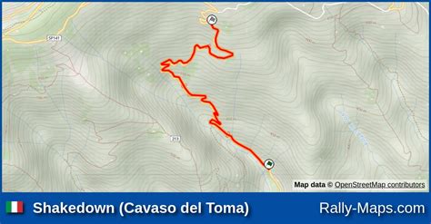 Karte Shakedown Cavaso Del Toma Rally Della Marca Trevigiana 2023