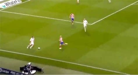 Real Madrid Dani Carvajals Skill Vs Atleticos Antoine Griezmann Goes