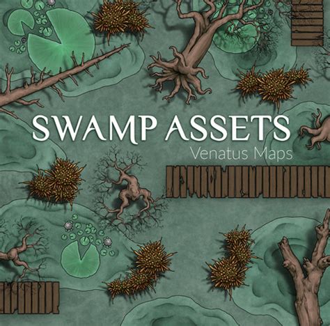 Swamp Assets Pt 1 Venatus Maps