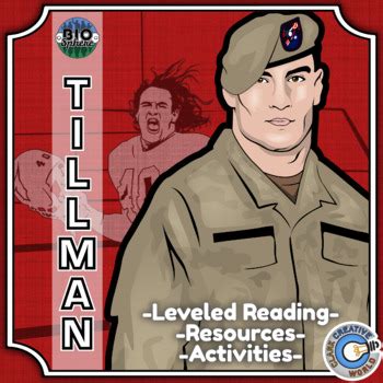 Pat Tillman Biography - Reading, Digital INB, Slides & Activities