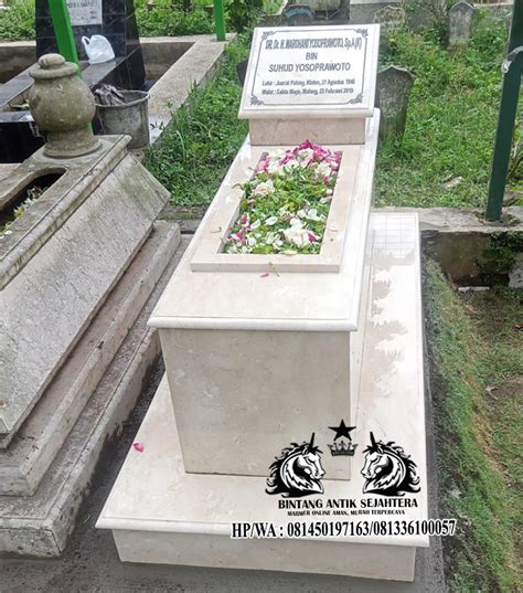 Design Kijing Makam Islam Bahan Marmer Basta Marmer Marmer