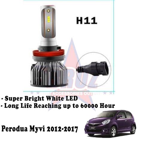 Myvi Lagi Best Head Lamp C6 LED Light Car Headlight Auto Head Light