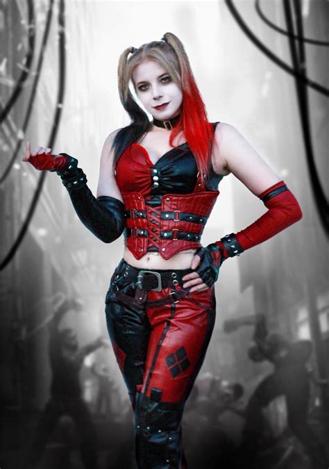 Batman Arkham City Harley Quinn Cosplay Costume Adult Women | Etsy