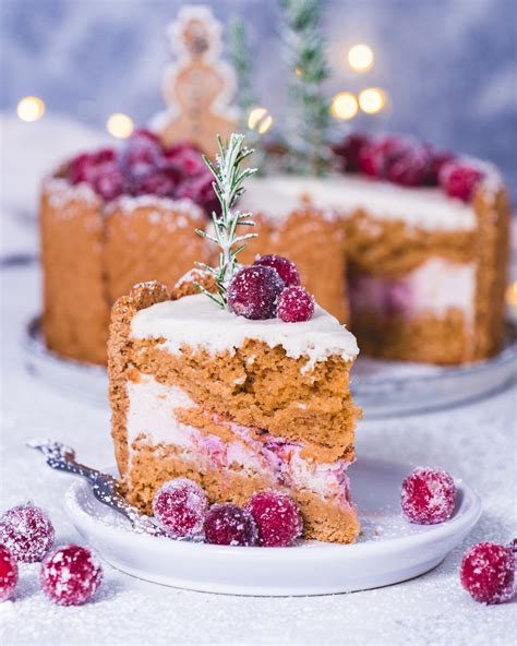 Leichte Spekulatius Torte Mit Kirschen Und Buttercreme Vegan Lecker