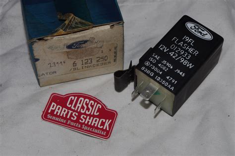 Ford Fiesta Mk1 Mk2 Sierra Emergency Flasher Relay Genuine Ford New Old