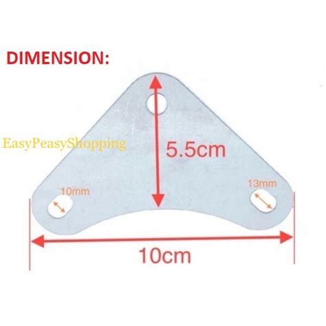 Corner Plate For Rack Angle Bar Besi Plat Rak Besi Slotted Angle Bar