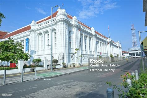 dutch colonial building    town area   indonesian