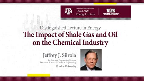 Distinguished Lecture In Energy Jeffrey J Siirola Youtube