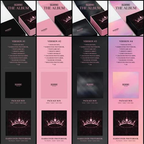 Blackpink 1st Full Album The Album Random Ver