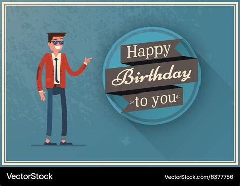 Male Birthday Card Svg