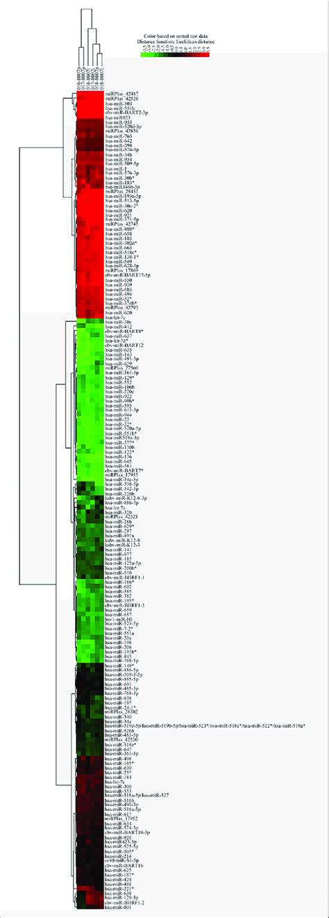 Heat Map And Unsupervised Hierarchical Clustering Download