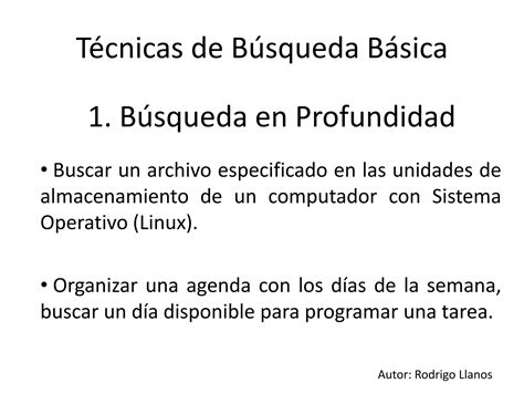 Ejemplos Tipos De Búsqueda Rodrigo Llanos Ppt