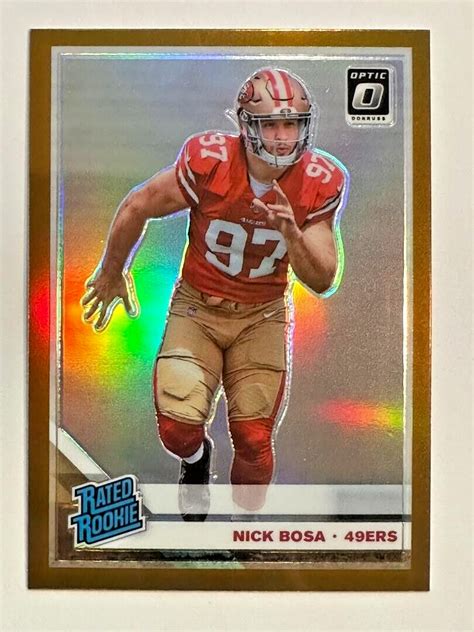 NICK BOSA 2019 OPTIC 168 RATED ROOKIE BRONZE HOLO SP NM Or Better EBay