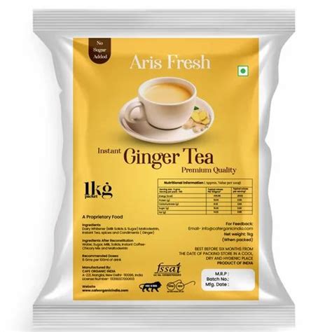 Aris Fresh Instant Ginger Tea Premix No Added Sugar At Kg