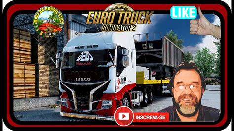 Acelerando Ao Vivo Euro Truck Simulator Mapa Br Brasil Youtube