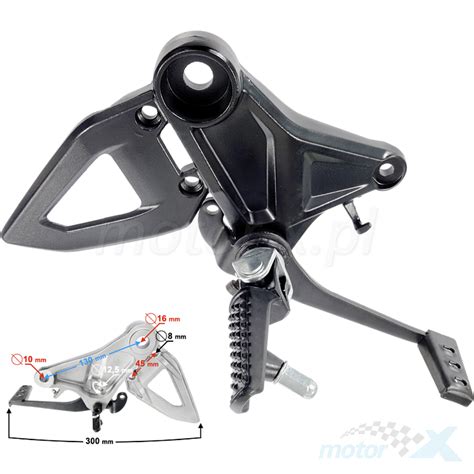 Podnóżek kierowcy prawy Barton Naked 50 Motor X