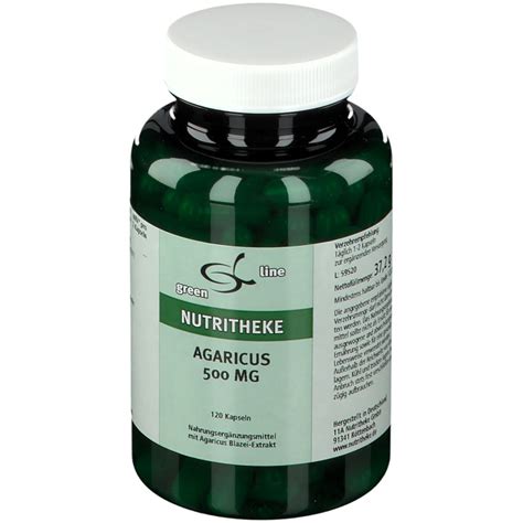 Green Line Nutritheke Agaricus Mg St Shop Apotheke