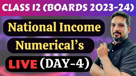 National Income Important Numerical S Day Class Economics