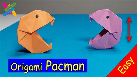 How To Make A Pacman Pop It Fidget Toy Diy Origami How To Fold Paper Pacman Fold Tutorial