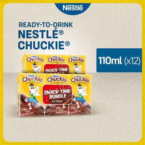 NestlÉ Chuckie Chocolate Flavoured Milk 110ml Pack Of 12 Lazada Ph