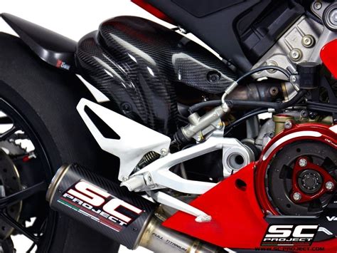 SC Project Carbon Heat Shield For Ducati Streetfighter V4 2to4wheels