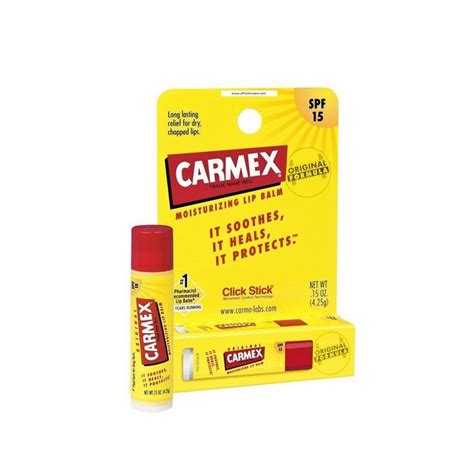 Buy Carmex Original Formula Moisturizing Lip Balm Spf15 425g 015oz