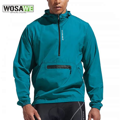 Wosawe Cortavientos De Ciclismo Para Hombre Chaquetas Impermeables Con