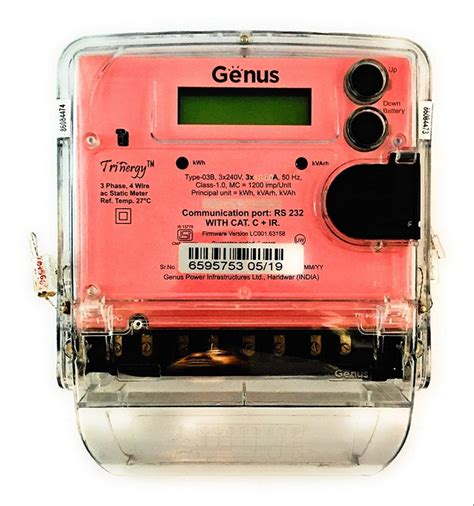 Genus Three Phase Energy Meter Model Name Number Trienergy Rs 2600 Unit Id 23134003073