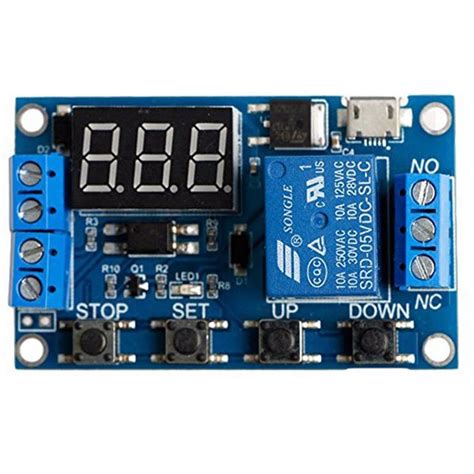 Micro Usb V Digital Led Display Trigger Automation Delay Cycle Timer