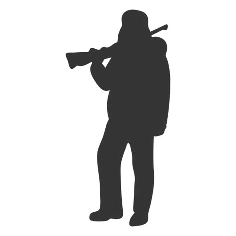 Hunter Gun Left Facing Resting Silhouette Png And Svg Design For T Shirts