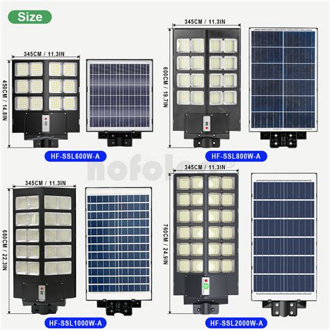 Hofoled W Solar Power Ip Street Light High Power Led W W